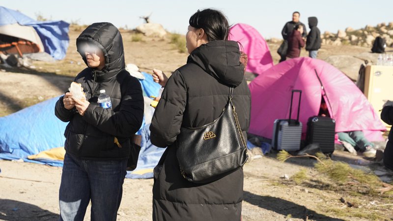 美國去年在邊境逮捕了3.7萬名非法入境的中國公民，其中不乏衣著整潔的走線客。（記者趙健／攝影）