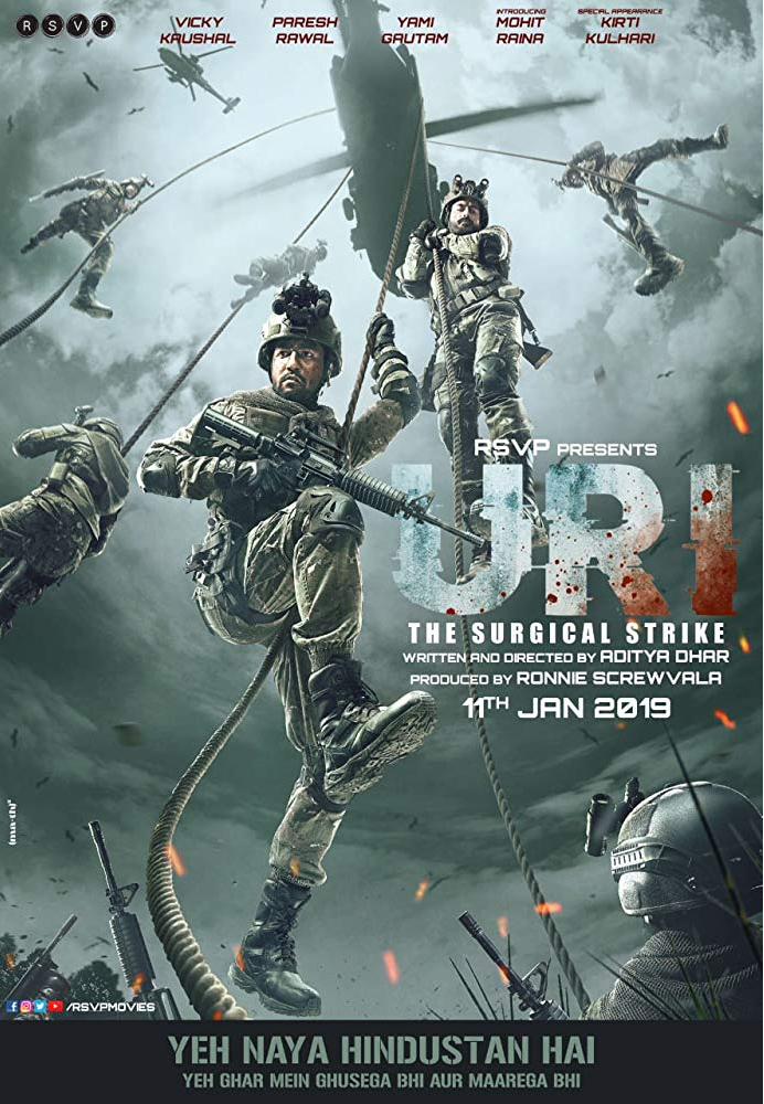 荷槍實彈的電影「準確上陣」說的是印度軍方在2016年成功回擊印度激進派的故事。 ...