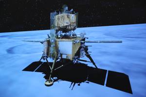 2020年12月，大陸「嫦娥五號」探測器成功著陸在月球正面西經51.8度、北緯43.1度附近的預選著陸區，並傳回著陸影像圖。新華社