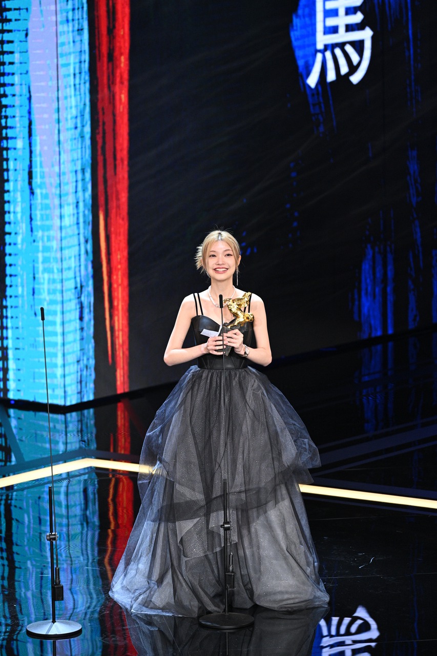 謝咏欣以港片「但願人長久」奪下第60屆金馬獎最佳新演員。圖／金馬執委會提供