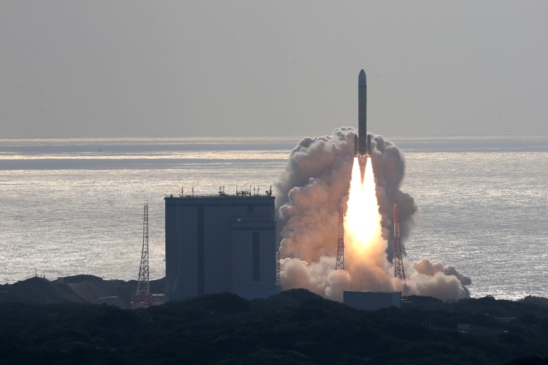 日本宇宙航空研究開發機構（JAXA）今年2月17日成功發射運載火箭H3。新華社