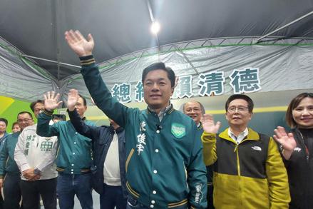 民進黨陳俊宇參選立委的得票數贏的漂亮。 記者陳敬丰／攝影