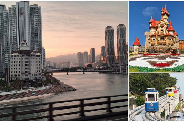 韓國旅遊：釜山必去8大景點  超可愛海濱列車、韓國最大展望台、美石塊收藏