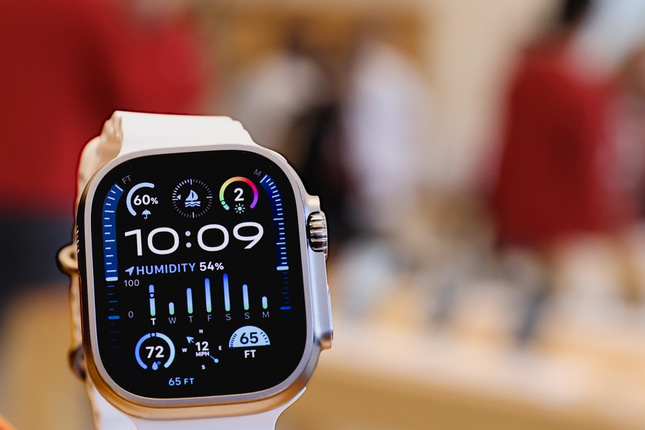 蘋果智慧手表Apple Watch 9。歐新社
