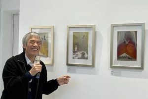 78歲清大退休教授投入「環保金屬畫」 美國議長也收藏