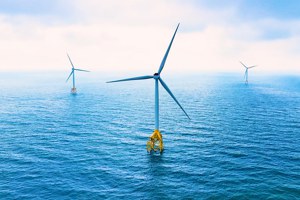 台灣第三座商轉離岸風場 苗栗海能風電47支風機啟用