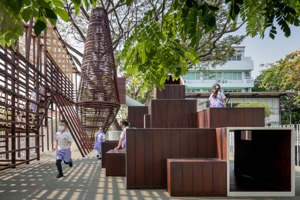 泰國免簽！曼谷「循環再製」木質遊樂場 親子旅遊最佳地點