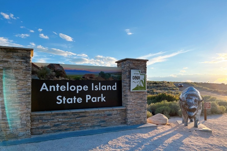 【美國-Utah】 猶他州大鹽湖上最大的島│羚羊島州立公園 Antelope Island State Park