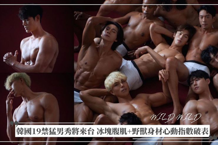 女孩們扛的住嗎？韓國19禁猛男秀「WILD WILD」將來台 冰塊腹肌+野獸身材心動指數破表