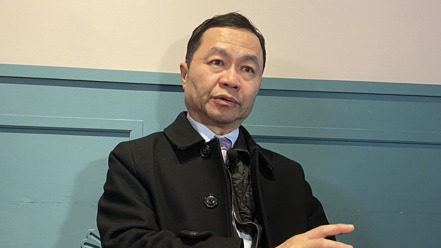 台灣電池協會理事長楊敏聰。 王郁倫攝影
