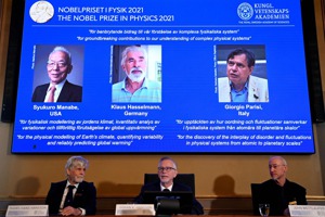 諾貝爾物理獎－3學者「讓人更理解氣候變遷」獲獎