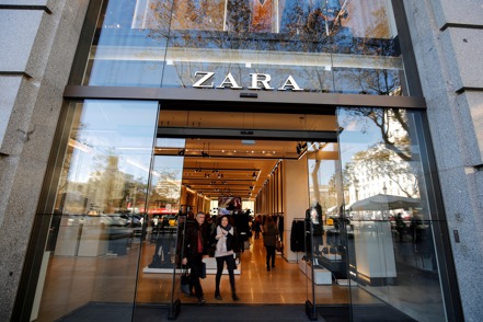 Zara母公司印地紡（Inditex）13日公布半年度財報。 （路透）