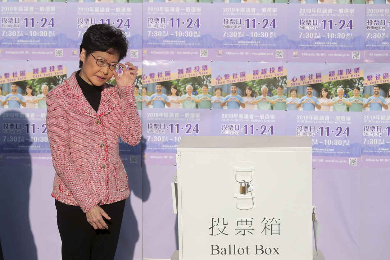 香港區議會選舉初步計票 泛民派領先將奪逾200席 | 聯合新聞網