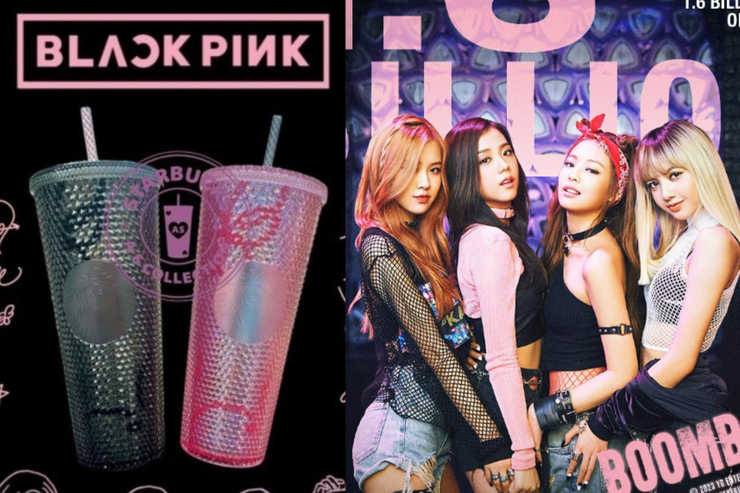 台灣買得到！BLACKPINK聯名星巴克「粉嫩亮片杯」曝光，經典黑粉色每款都想收！