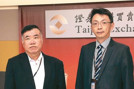 弘塑董事長張鴻泰(左)及總經理石本立。 聯合報系資料庫