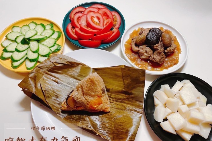 彩虹餐盤🌈減醣料理之無米肉粽