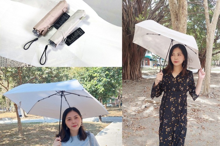 穿搭｜check2check 超微米輕量抗UV極鋒傘，超級無敵輕巧好用的<u>防曬</u>傘推薦🧡