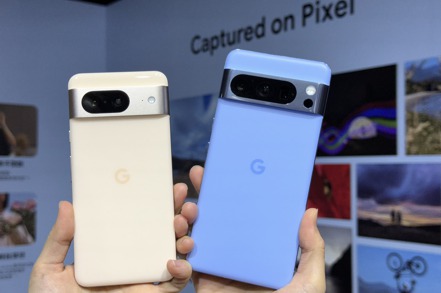 國際大廠競爭AI商機，Google昨（5）日在台灣正式推出旗艦手機Pixel 8系列。記者黃筱晴／攝影