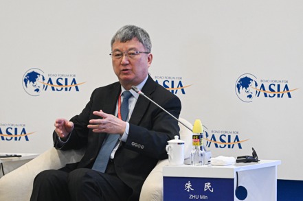 朱民曾任中國人民銀行副行長、國際貨幣基金組織副總裁。 (新華社)