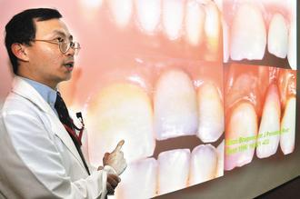 張川陽醫師指出，18歲以下民眾如果貿然植牙，可能會有負面影響。 記者莊宗勳／攝影