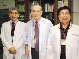旅美多年的醫師李芳韻（左起）、鄭瑞雄、楊熾勳，本著回饋家鄉的心，先後返台，目前在羅東聖母醫院奉獻所長。 記者周美惠／攝影
