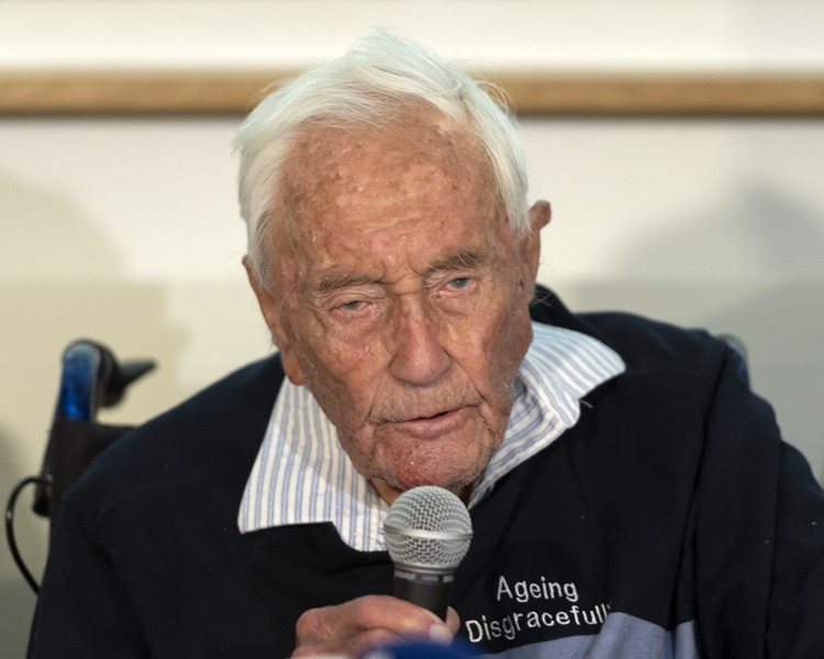 澳洲104歲科學家古道爾10日已安樂死。美聯社