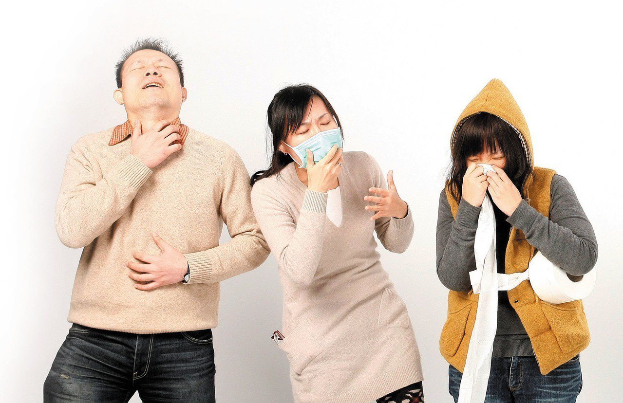 呼吸困難或胸悶、慢性咳嗽、喘嗚，是氣喘3大典型症狀，這些症狀容易與感冒等混淆，民眾應多加注意。圖／本報資料照片