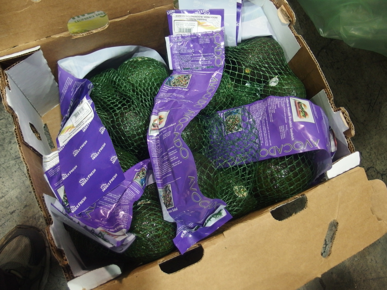 好市多（Costco）本月8日自美國進口2000公斤「INDEX FRESH 酪梨」，經檢出鎘含量超標，已是一週內檢出違規第二次。圖／衛福部食藥署提供