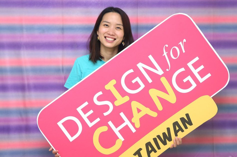 許芯瑋說，這8年來，看似是DFC Taiwan為孩子提供了改變世界的舞台，但是她才是深受孩子鼓舞的人。 記者王騰毅／攝影
