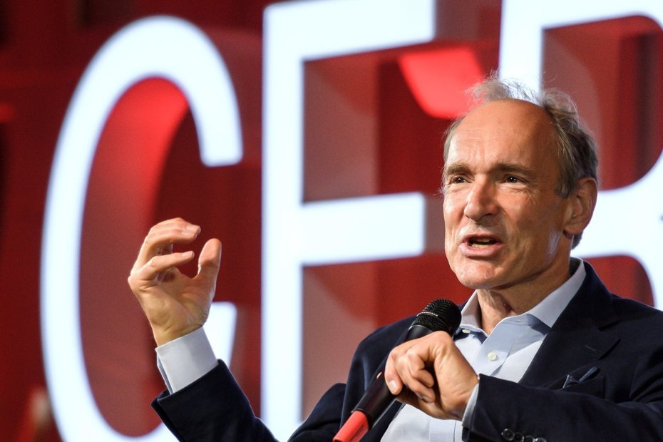 全球資訊網 WWW 之父伯納李(Tim Berners-Lee)。 歐新社