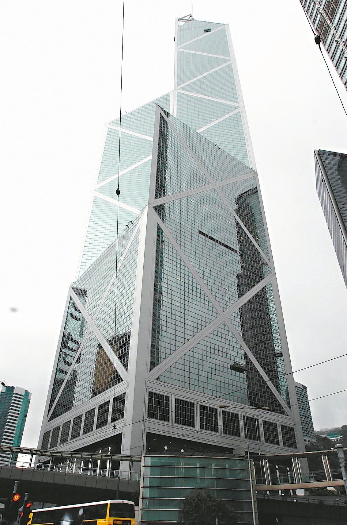 香港中銀大廈。 （新華社）