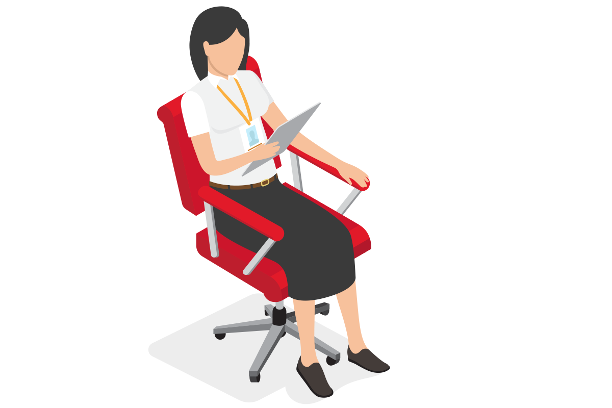 根據 2012 年 Too Much Sitting: The Population-Health Science of Sedentary Behavior 這份研究表示坐姿彎腰駝背的人，以及過度挺腰的人，都比腰薦部直立的人有更高的機會下背痛。