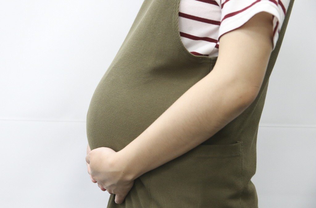 所有產後的女性不可避免的就是「肚皮鬆弛」。圖為孕婦示意圖。本報資料照片