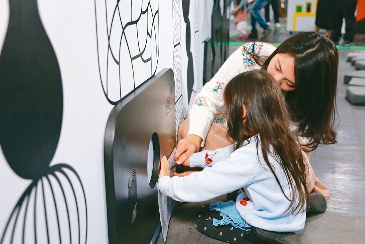 台北華山「龐畢度兒童藝術工作坊」帶動新的親子活動趨勢。 圖／聯合數位文創提供