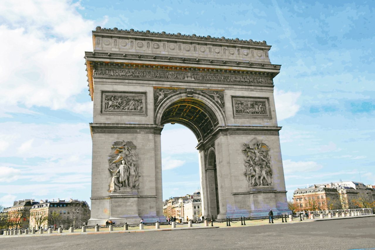 法國巴黎處巴黎地標凱旋門15日起對外關閉，直到另行通知為止。