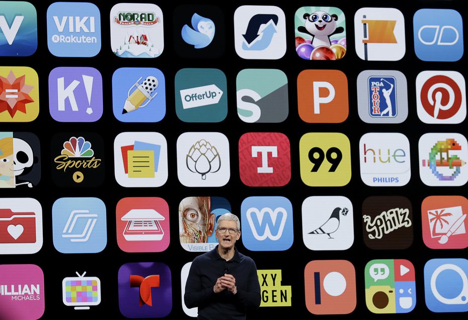 蘋果的App Store平台抽佣比率最高達到30%。  美聯社