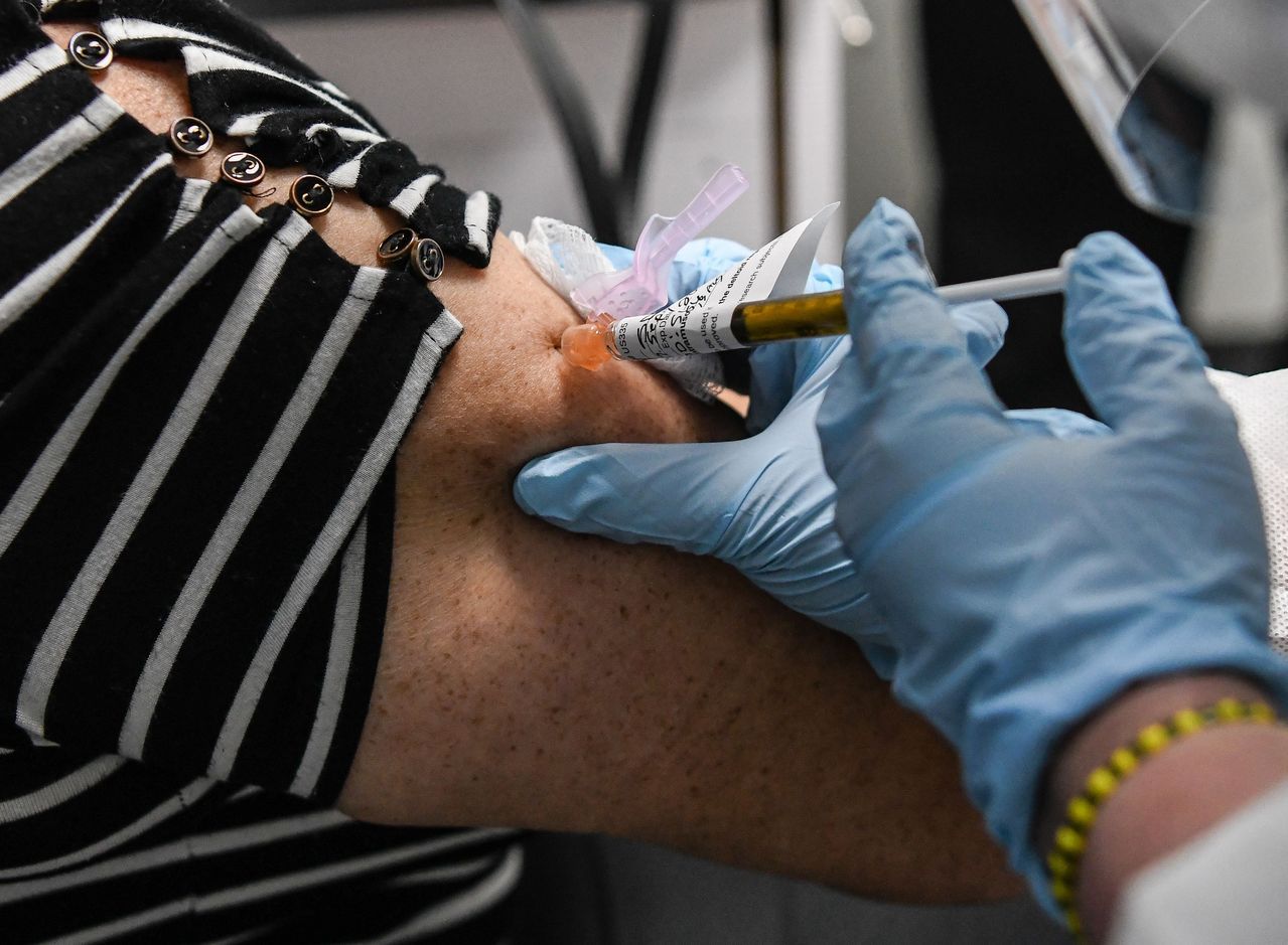 中國大陸目前已有11款2019冠狀病毒疾病疫苗進入臨床試驗階段，其中4款已經進入3期臨床試驗。（法新社）
