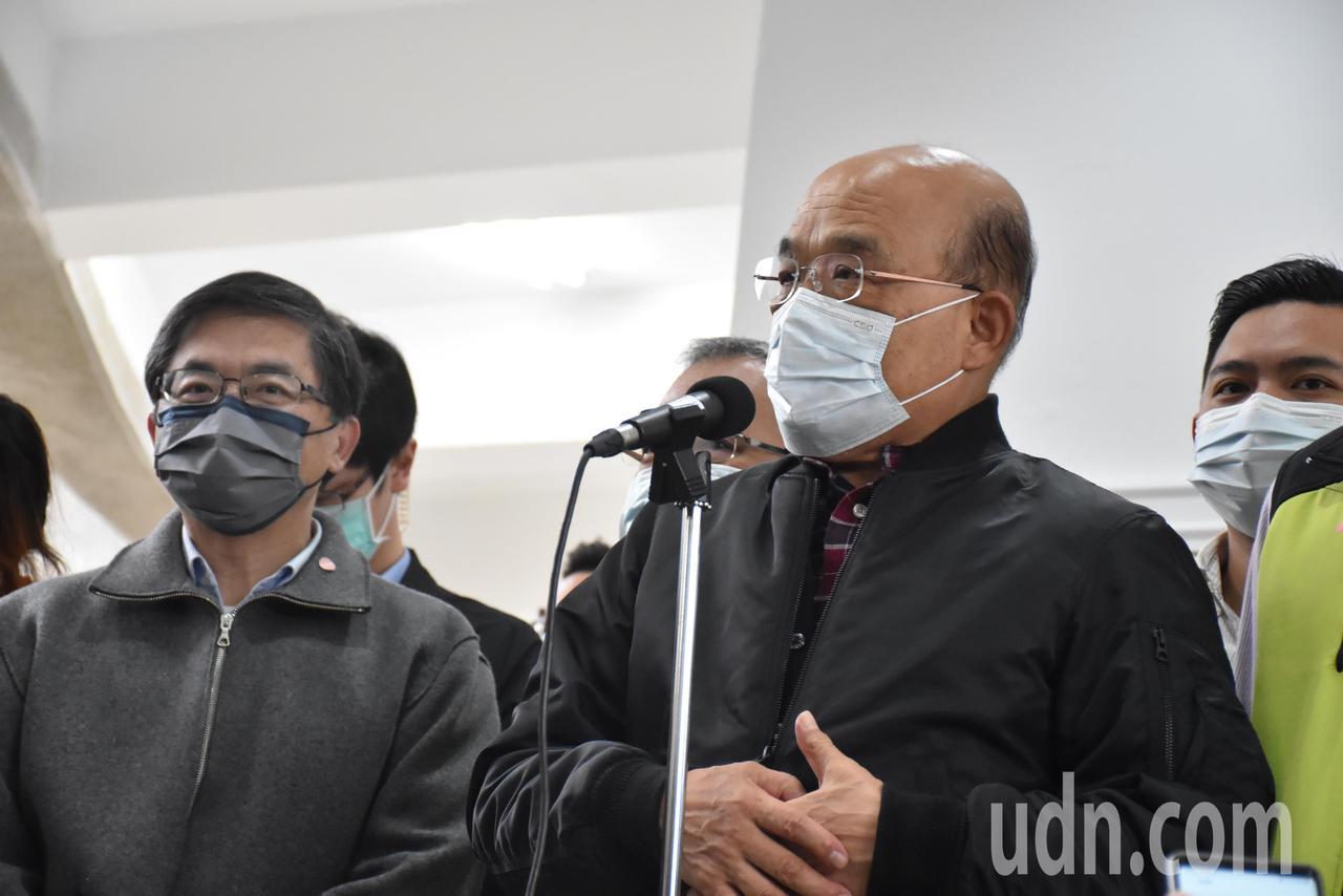 台北市長柯文哲昨天表示，從今年3月起，疫苗將會成為台灣政治攻防焦點，行政院長蘇貞昌表示，對於相關疫苗的採購，都已經有把握，也已掌握相關數量。記者江婉儀／攝影