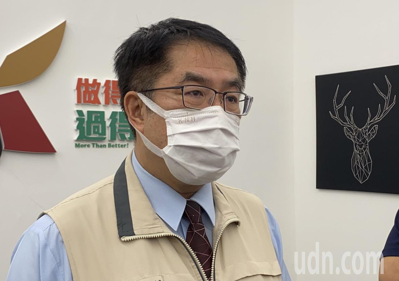 台南市長黃偉哲表示，將針對南科加強3大防疫措施。記者鄭維真／攝影