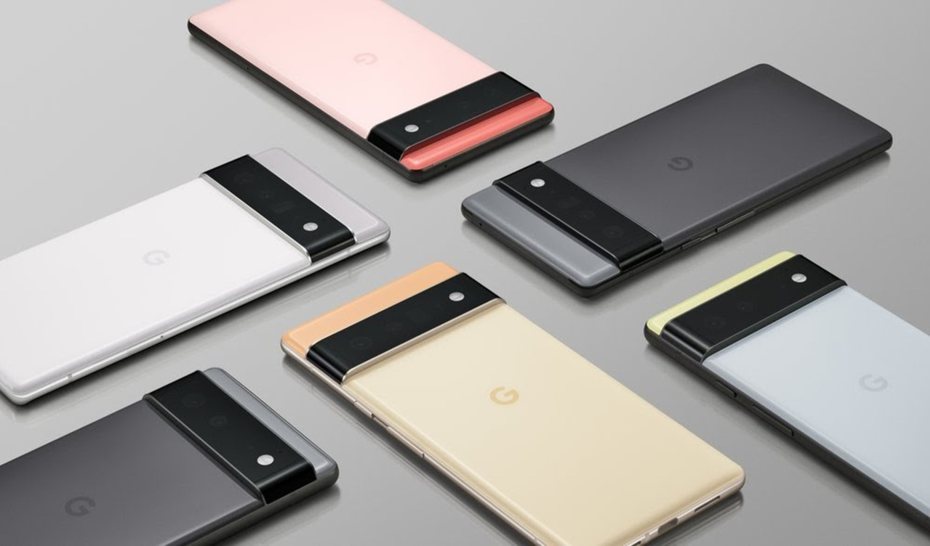 Google定19日發表Pixel 6新款智慧手機。   中央社／Google提供