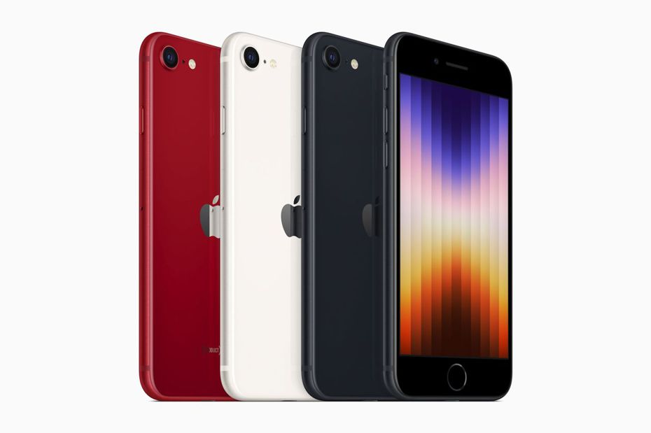 蘋果公司8日發表新一代iPhone SE。圖／歐新社
