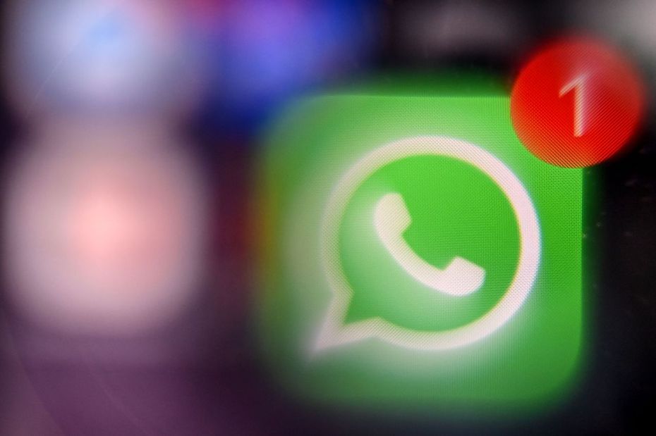 WhatsApp於2014年以6525億元出售給臉書。 示意圖／法新社