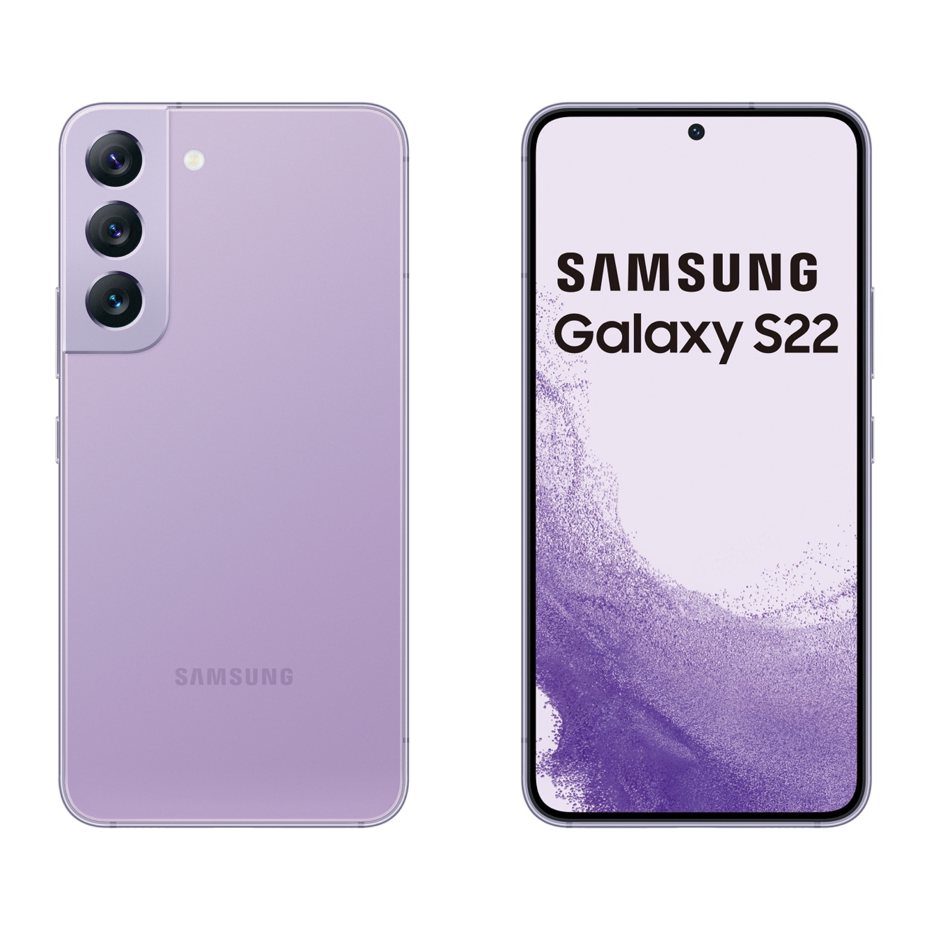 Galaxy S22新色「幻夜紫」8GB RAM／128GB ROM版本建議售價24,900元、8GB RAM／256GB ROM版本建議售價26,900元。圖／台灣三星電子提供