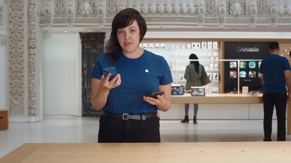 蘋果拍攝一段影片，喊話安卓粉「我們相當可靠」，盼他們能跳槽買iPhone 14。（翻攝自蘋果YouTube頻道）