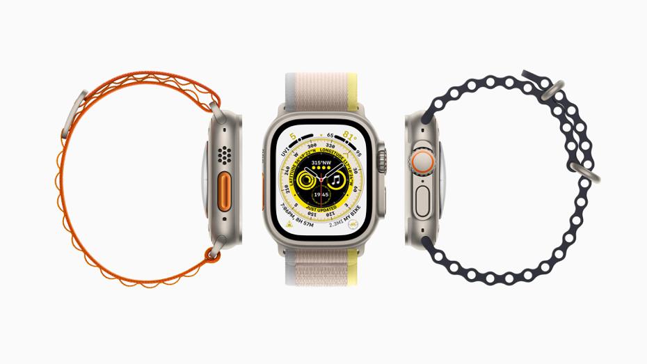 Apple Watch中最堅固、功能最強大的Apple Watch Ultra全新登場。圖／蘋果提供