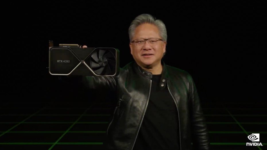 ▲揭曉代號「Ada Lovelace」的新款GPU設計之餘，NVIDIA執行長黃仁勛更正式揭曉搭載新款GPU設計的GeForce RTX40系列顯示卡