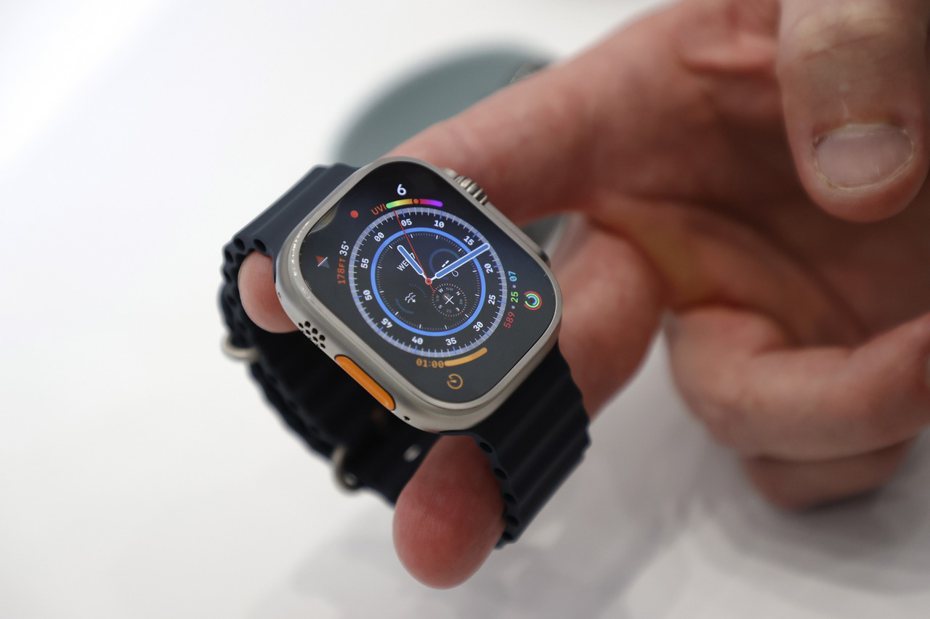 Apple Watch Ultra具備手腕溫度監測功能。 歐新社