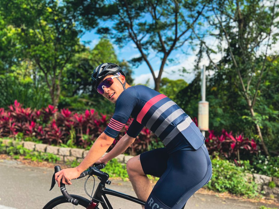 陳昊森希望能有足夠時間訓練，未來要挑戰自行車相關競賽。圖／華研國際提供