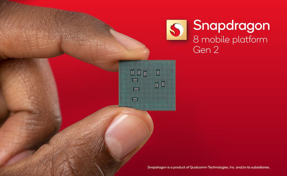 高通今日正式發表最新頂級行動平台Snapdragon 8 Gen 2晶片，預定年底與聯發科正面交鋒。圖/高通提供