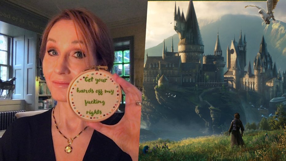 圖／Hogwarts Legacy@HogwartsLegacy、J.K. Rowling @jk_rowling